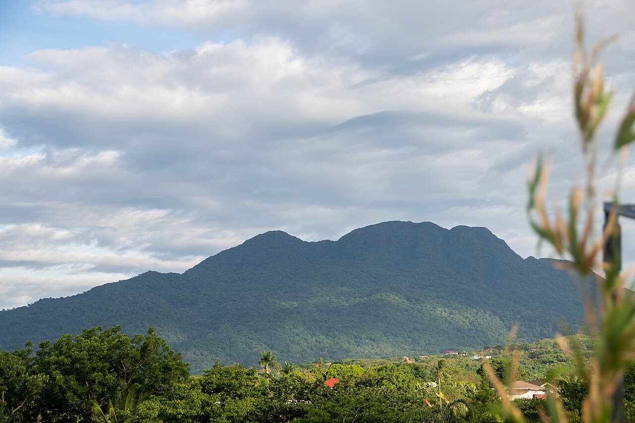 Mount Makiling viewed from Calamba, Laguna